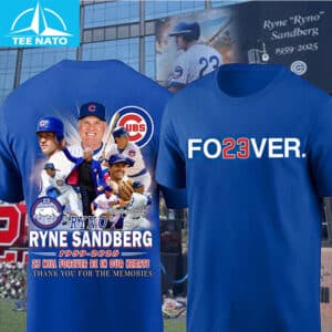 Ryne Sandberg FO23VER 1959 2025 Chicago Cubs Baseball Shirt