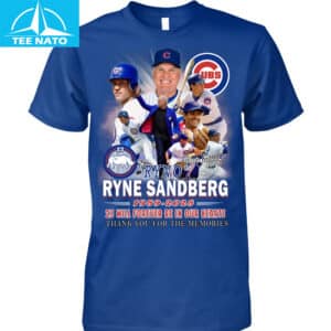 Ryne Sandberg Ryno 1959 2025 Chicago Cubs Baseball Memories Shirt2
