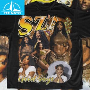 SZA Good Days RB Singer Vintage Style Collage Shirt