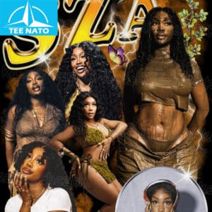 SZA Good Days RB Singer Vintage Style Collage Shirt1