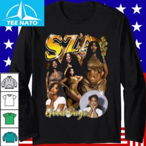 SZA Good Days RB Singer Vintage Style Collage Shirt2