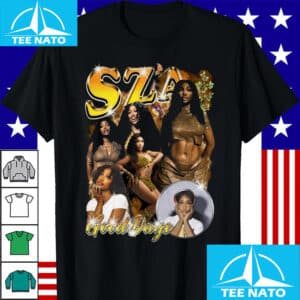 SZA Good Days RB Singer Vintage Style Collage Shirt3