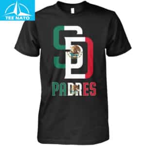 San Diego Padres Mexico Flag Graphic Shirt