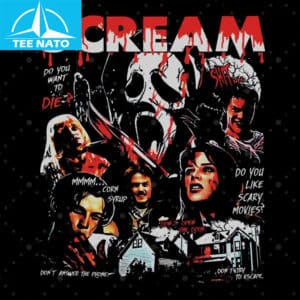 Scream Horror Movie Graphic Shirt