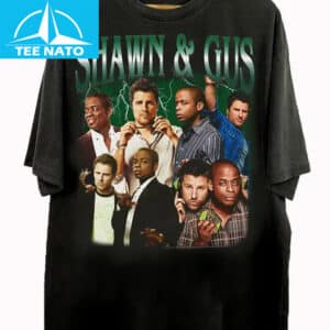 Shawn Gus Psych TV Show Vintage Style Character Shirt