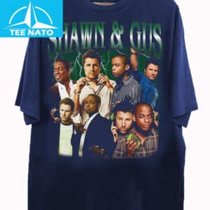 Shawn Gus Psych TV Show Vintage Style Character Shirt1