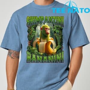 Shimpanzini Bananini Italian Brainrot Chimpanzee and Banana Shirt 3