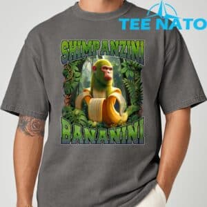 Shimpanzini Bananini Italian Brainrot Chimpanzee and Banana Shirt 6