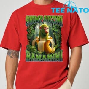 Shimpanzini Bananini Italian Brainrot Chimpanzee and Banana Shirt 7