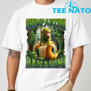 Shimpanzini Bananini Italian Brainrot Chimpanzee and Banana Shirt 9