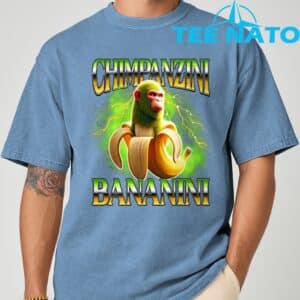 Shimpanzini Bananini Italian Brainrot Chimpanzee and Banana T Shirt 4
