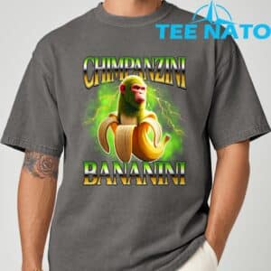 Shimpanzini Bananini Italian Brainrot Chimpanzee and Banana T Shirt 7