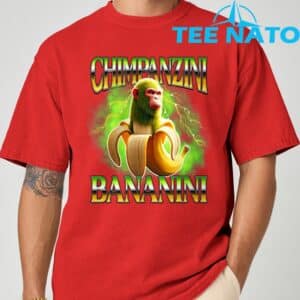 Shimpanzini Bananini Italian Brainrot Chimpanzee and Banana T Shirt 8