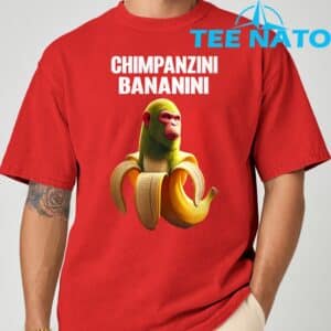 Shimpanzini Bananini Italian Brainrot Chimpanzee and Banana TShirt 8