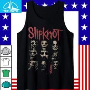 Slipknot Mask Grid Shirt4