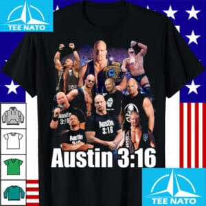Stone Cold Steve Austin Collage Shirt