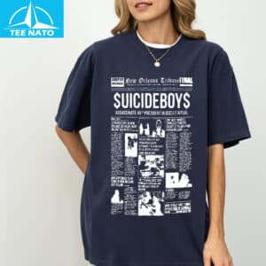 Suicideboy New Orleans Tribune Newspaper Graphic Shirt4