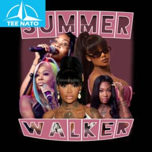 Summer Walker RB Singer Vintage Style Collage Shirt