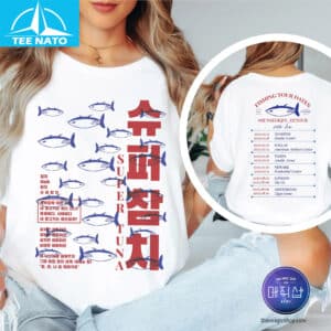 Super Tuna Jin Fishing Tour Dates Graphic Shirt 14 Super Tuna Jin Fishing Tour Dates Graphic Shirt