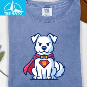 Superman Dog Cartoon Shirt3