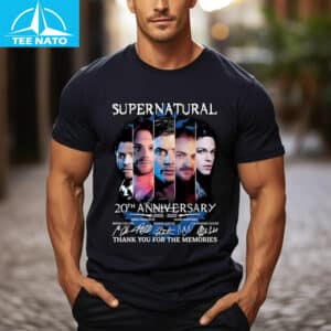 Supernatural 20th Anniversary 2005 2025 Thank You For The Memories Shirt4