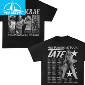 Tate McRae Miss Possessive Tour 2025 Concert Shirt