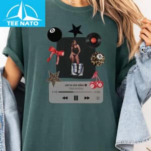 Tate McRae Were Not Alike Tems Music Player Graphic Shirt
