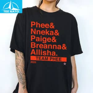 Team Phee Nneka Paige Breanna Allisha All-star Shirt 14 Team Phee Nneka Paige Breanna Allisha All star Shirt
