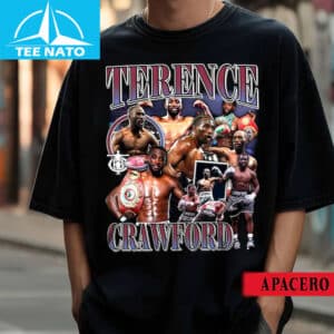 Terence Crawford Boxer Vintage Style Collage Shirt2