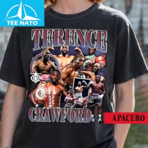 Terence Crawford Boxer Vintage Style Collage Shirt3