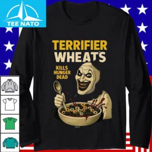 Terrifier Wheats Kills Hunger Dead Art The Clown Shirt1