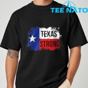 Texas Strong Lone Star Flag Vintage T Shirt 1