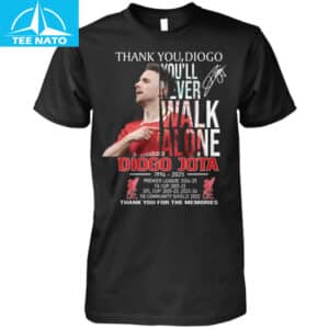 Thank You Diogo Jota Liverpool FC Youll Never Walk Alone Fan Shirt