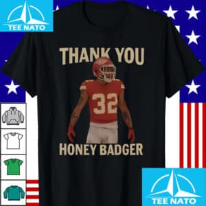 Thank You Honey Badger Retirement Shirt