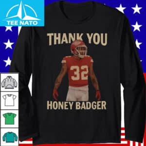 Thank You Honey Badger Retirement Shirt2