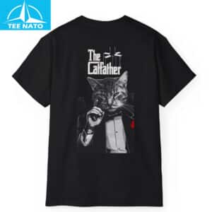 The Catfather Funny Mafia Cat Shirt2