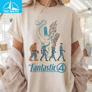 The Fantastic Four Abbey Road Parody Shirt