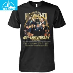 The Highwaymen 40th Anniversary 1985-2025 Thank You For The Memories Shirt 14 The Highwaymen 40th Anniversary 1985 2025 Thank You For The Memories Shirt