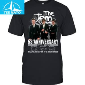 The Jam 53rd Anniversary 1972 2025 Members Shirt