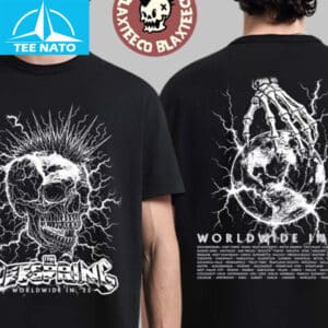 The Offspring Worldwide In 25 Mohawk Skull 2025 Tour Shirt 12 The Offspring Worldwide In 25 Mohawk Skull 2025 Tour Shirt