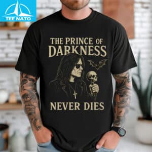 The Prince of Darkness Never Dies Ozzy Osbourne Skull Bat Shirt2