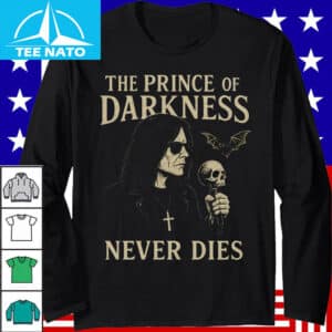 The Prince of Darkness Never Dies Ozzy Osbourne Skull Bat Shirt4