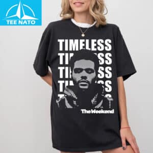 The Weeknd Timeless Album Cover Black Graphic Shirt
