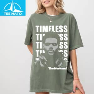The Weeknd Timeless Album Cover Black Graphic Shirt3