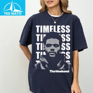 The Weeknd Timeless Album Cover Black Graphic Shirt6