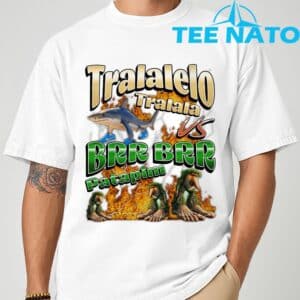 Tralalelo VS Brr Patapim Funny Italian Brainrot Shirt 1