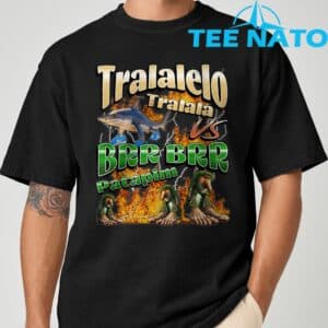 Tralalelo VS Brr Patapim Funny Italian Brainrot Shirt 2