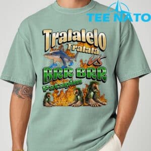 Tralalelo VS Brr Patapim Funny Italian Brainrot Shirt 3