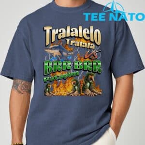 Tralalelo VS Brr Patapim Funny Italian Brainrot Shirt 5