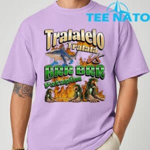 Tralalelo VS Brr Patapim Funny Italian Brainrot Shirt 6